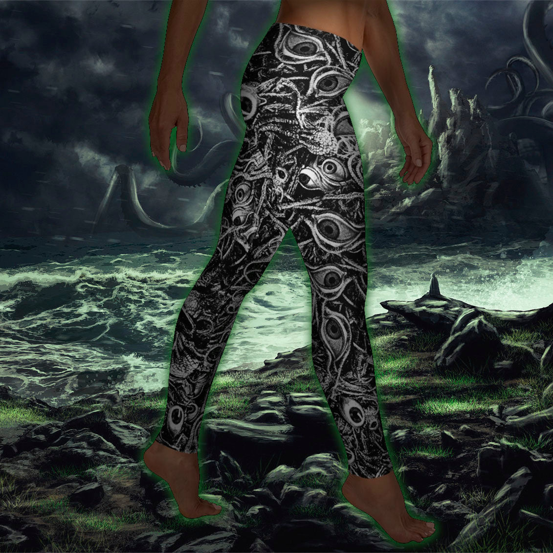 Lovecraft Camouflage - Chaos Leggings