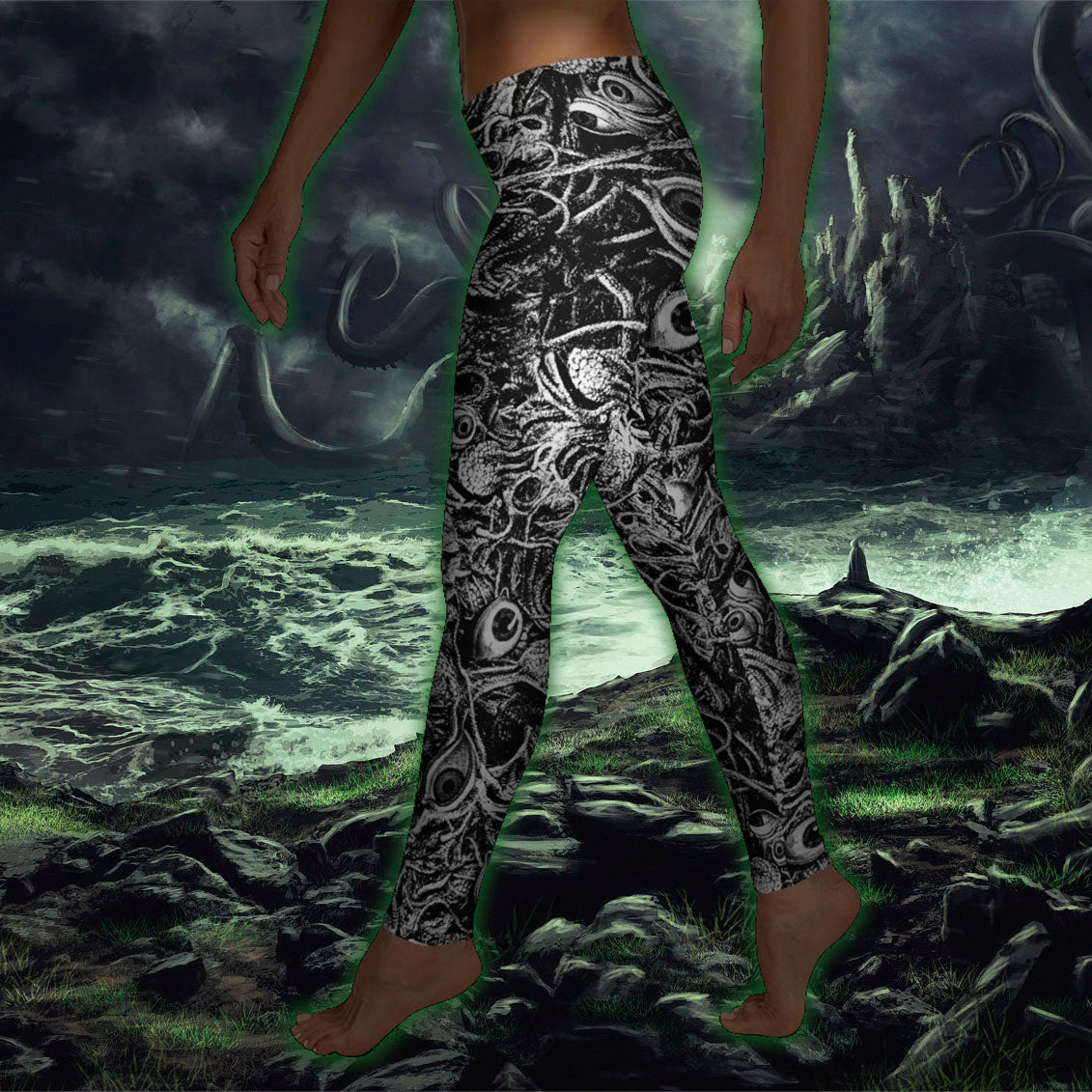 Lovecraft Camouflage - Chaos Leggings